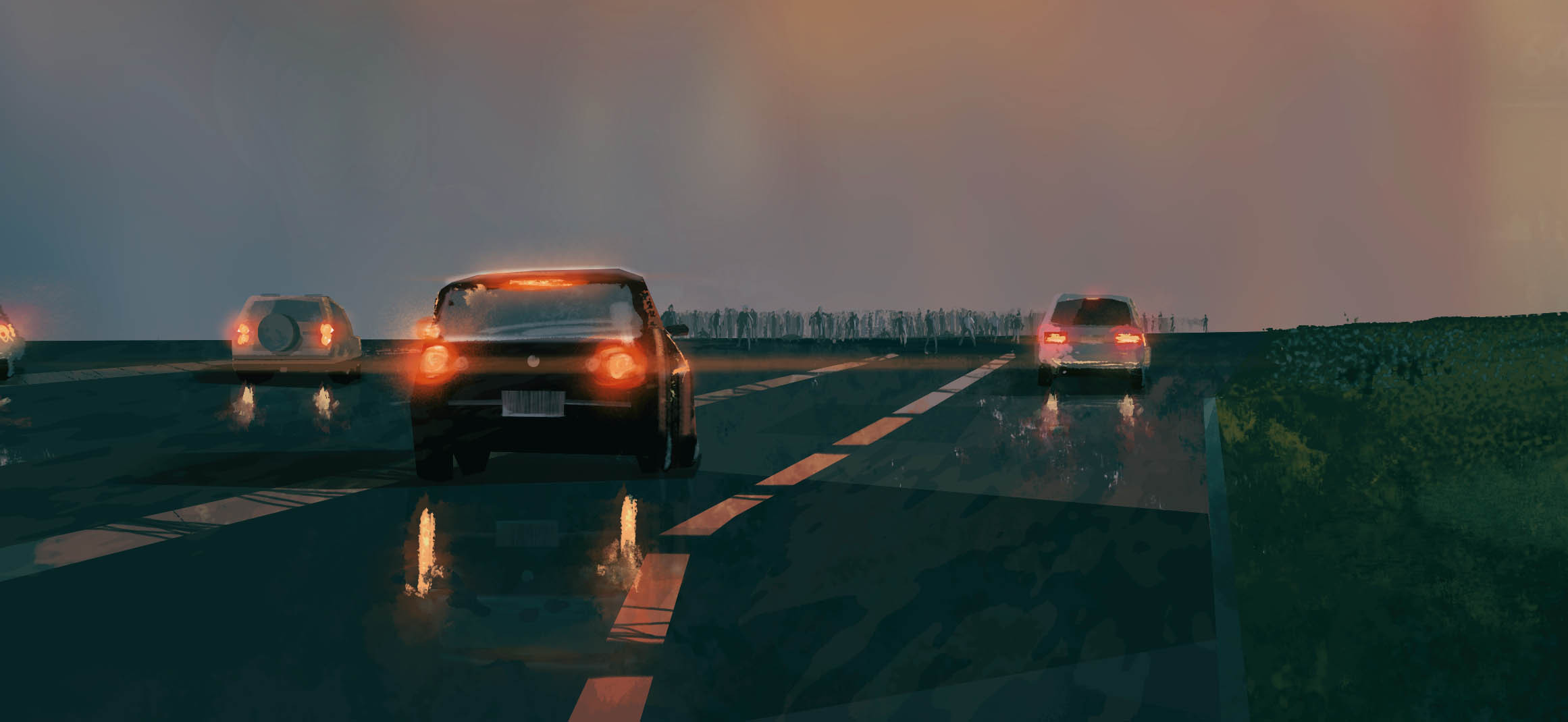 highway zombies by Karol Czechowski
