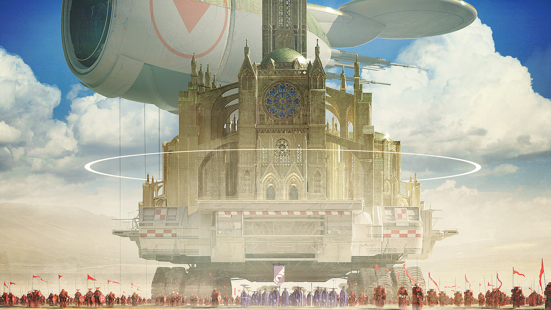 Grand Space Opera: Light Age / The cathedral by DOFRESH .