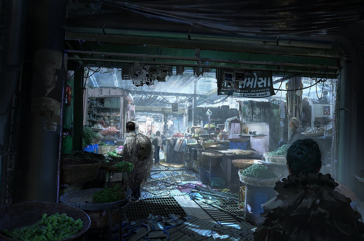 Underground City Marketplace by Finnian MacManus