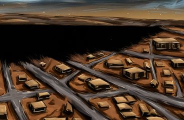 Дмитрий Воляков «Линия движется на восток», 2025